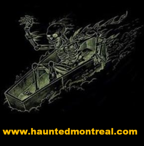 Haunted Montreal logo with URL